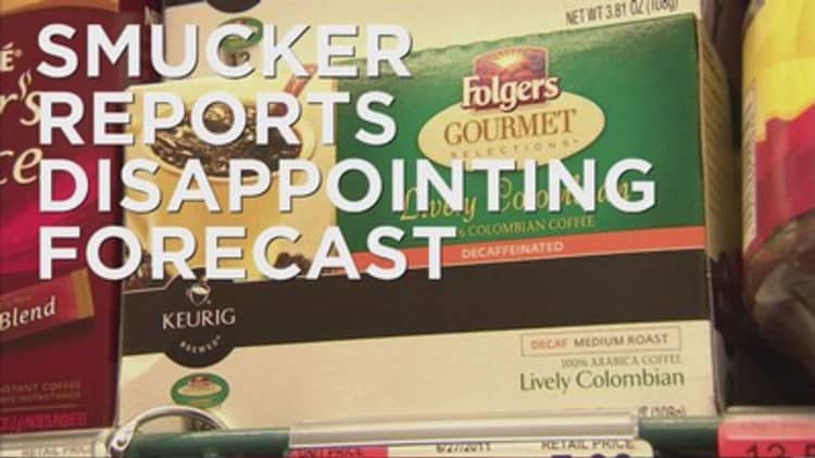 Smucker reports mixed earnings