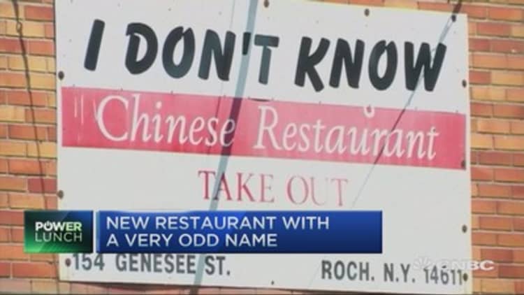 New restaurant opens with unusual name