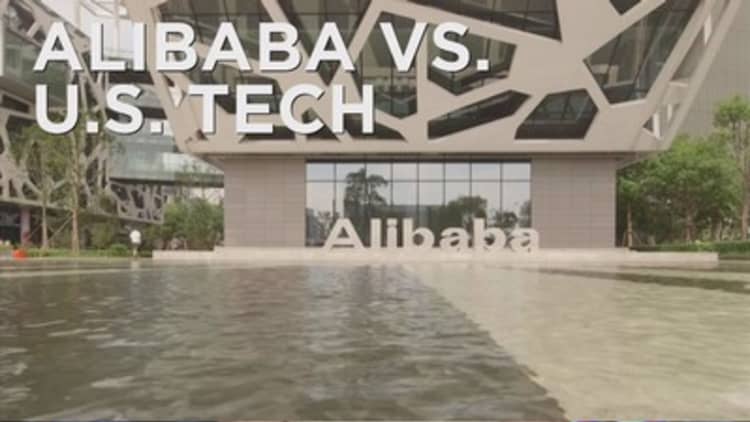 Alibaba taking aim at US tech