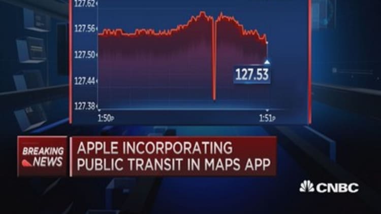 Transit directions coming to Apple maps