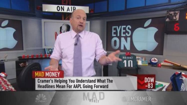 Cramer: Own, don't trade Apple