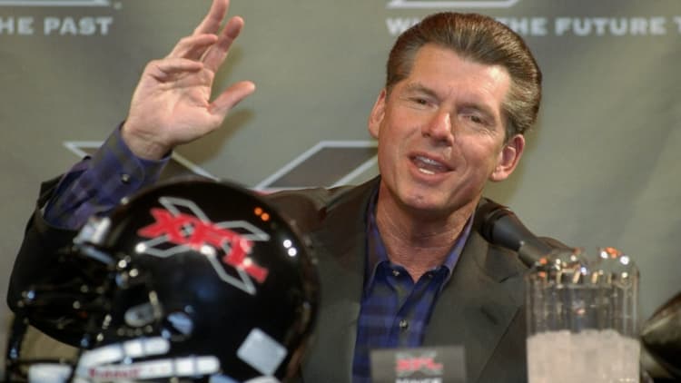 WWE Founder McMahon bringing back XFL in 2020