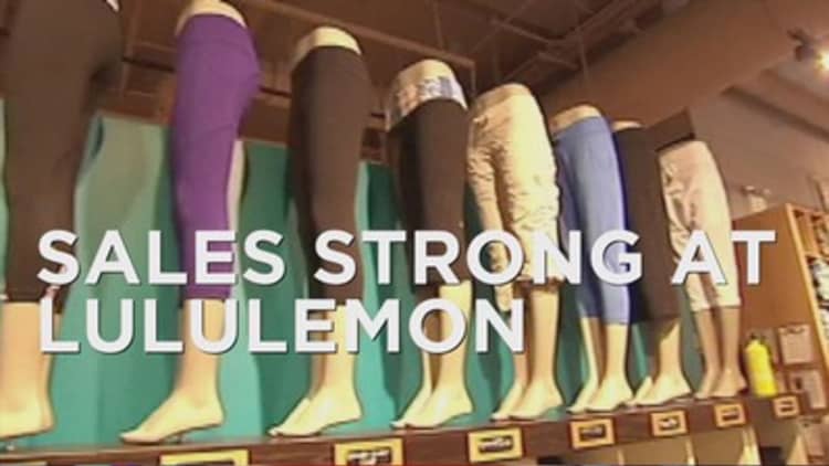 Lululemon reports strong sales