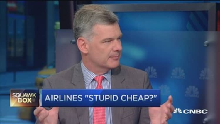 Are airline stocks 'stupid cheap?'