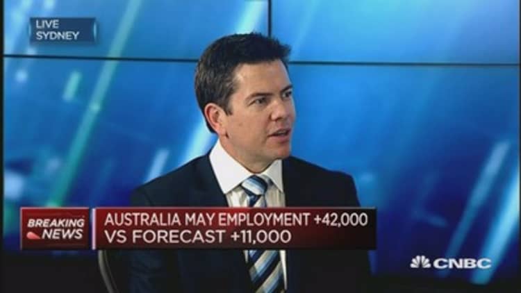 Jobs data show Australia economy on track: HSBC