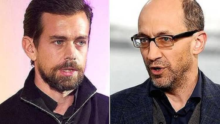 Twitter's old & new CEOs talk to CNBC
