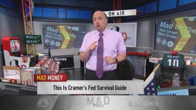 Cramer: Fed now the enemy of higher stock prices