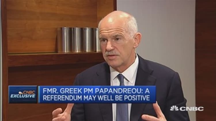 Greeks want to stay in EU: Former Greek PM 
