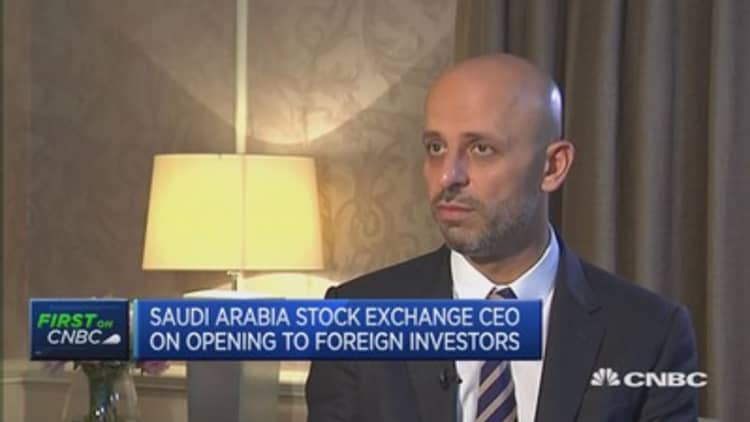 Saudi stock exchange open for business