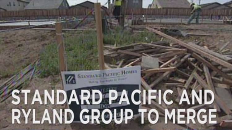 Standard Pacific and Ryland Group merge