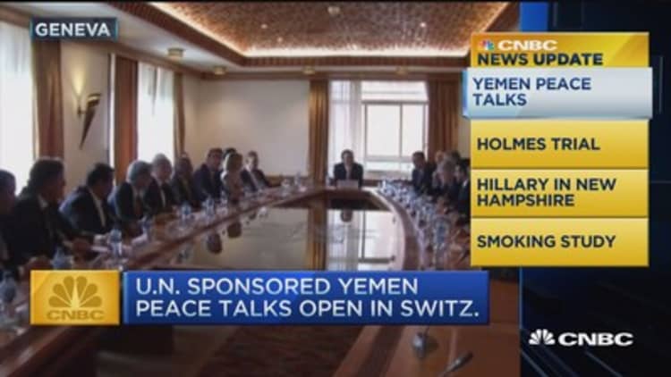 CNBC update: Peace talks in Switzerland 