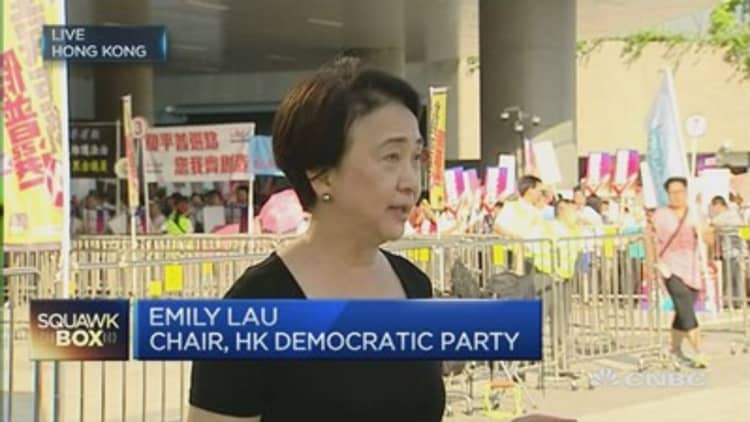 It's a sad day for Hong Kong: Democratic Party