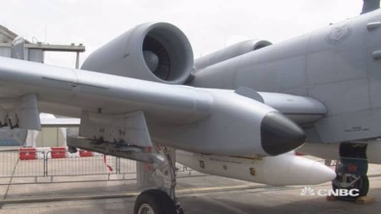 A-10 Thunderbolt figher back in Europe