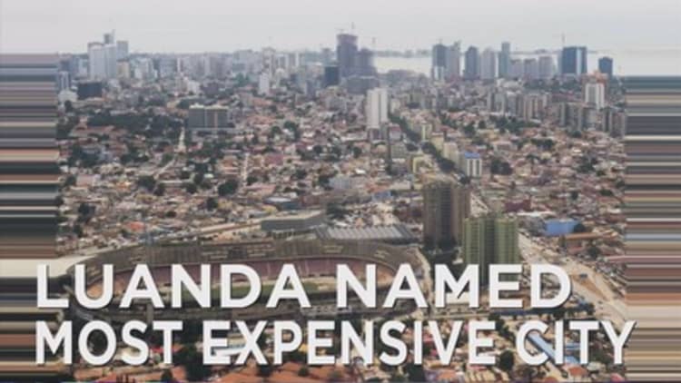 Luanda most expensive city for expats