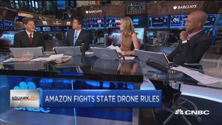 Amazon fights state drone rules