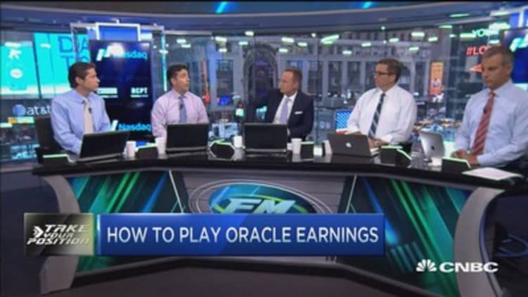 How to play Oracle earnings