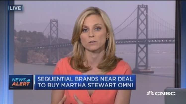 Sequential Brands near deal to buy Martha Stewart Omni