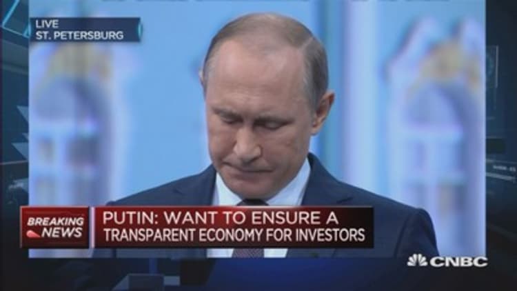 Putin: Russia is 'open to the world'