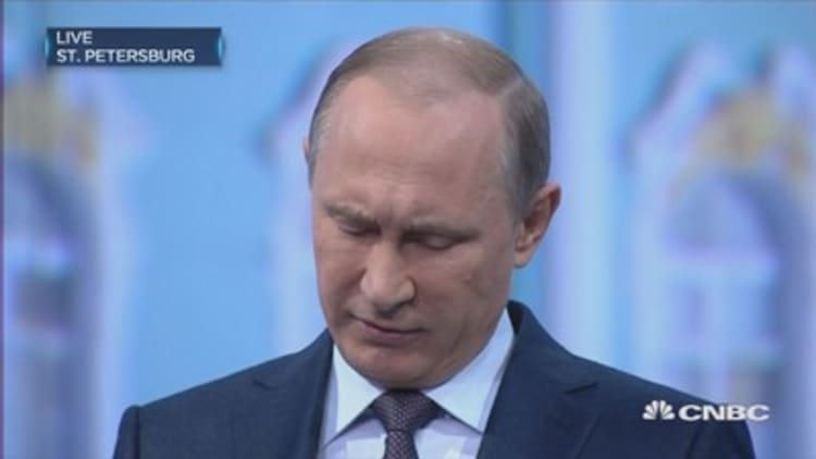 Russia hasn't suffered a deep crisis: Putin