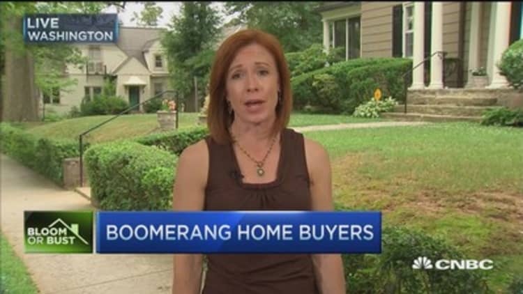 Boomerang home buyers