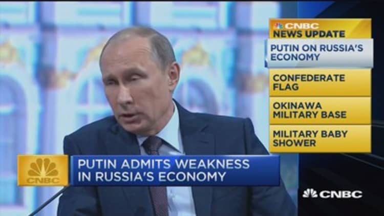 CNBC update: Putin on Russian exports