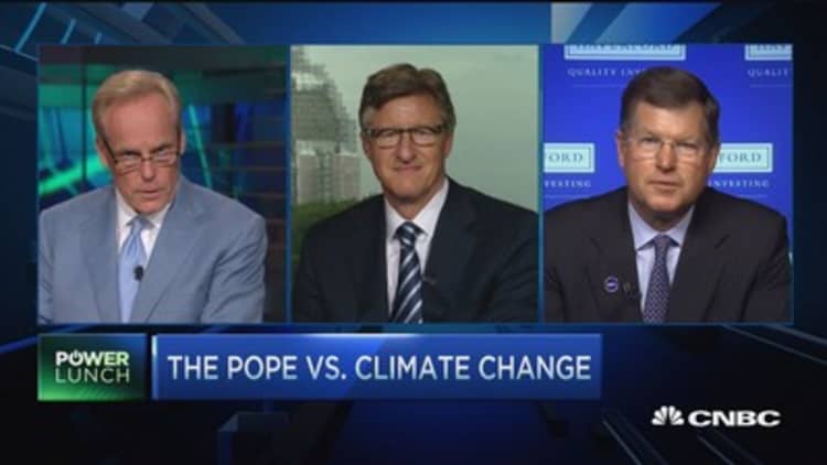 The Pope climate debate