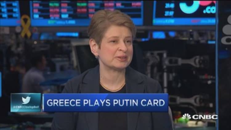 Greece plays the Putin card