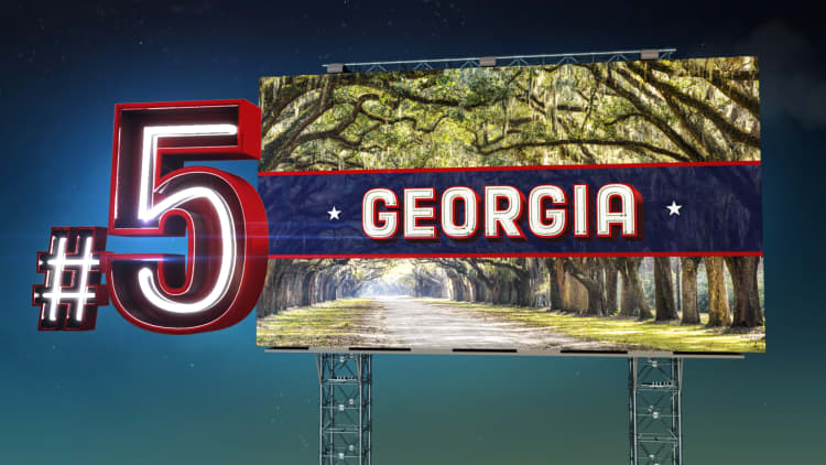 Top state #5: Georgia