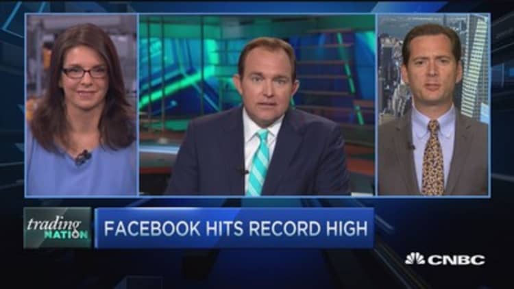 Trading Nation: Facebook hits record highs
