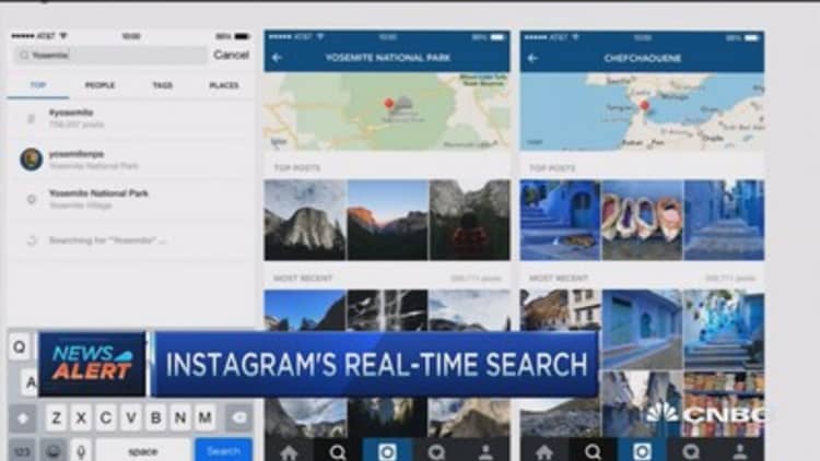 Instagram's real-time search
