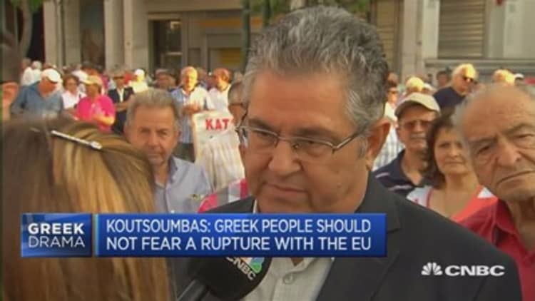 Greeks shouldn't accept deal: Communist Party