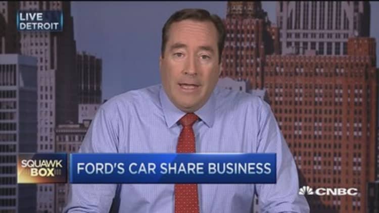 Ford enters auto-sharing biz