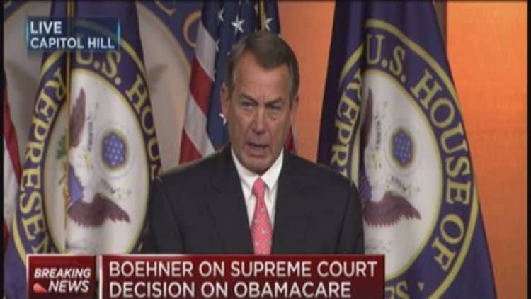 Boehner: Obamacare is fundamentally broken