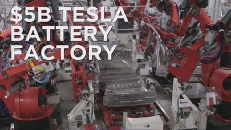 Tesla's Gigafactory to open within year