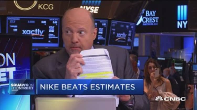 Cramer: Why Nike earnings were great