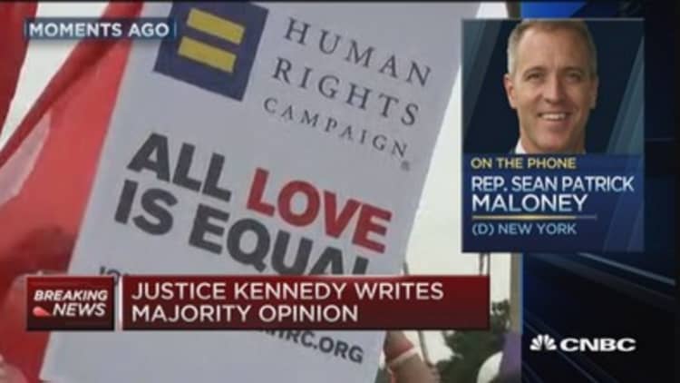 Rep. Maloney reacts to same-sex ruling