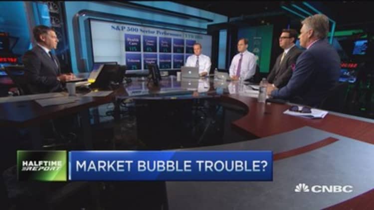 Market bubble debate