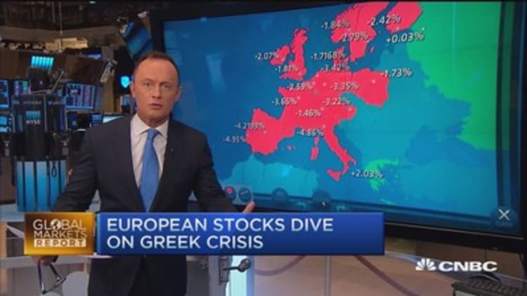 Europe closes: Euro zone players negative