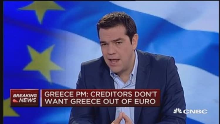 Greece PM: Creditors don't want Greece out of euro
