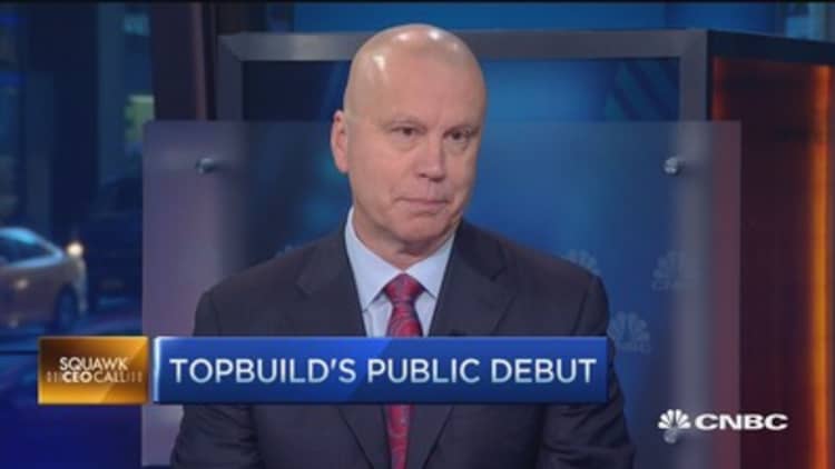 TopBuild's IPO fits growth strategy: CEO