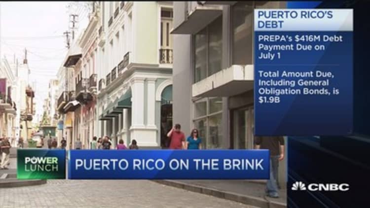 Puerto Rico's debt load 