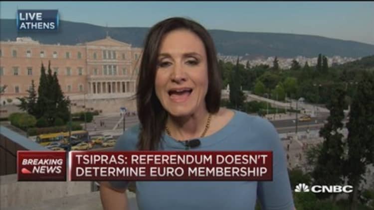 Tsipras to hold referendum on Sunday 