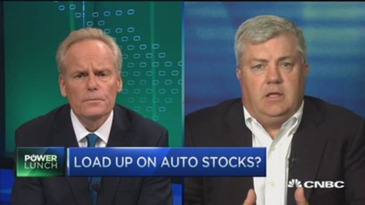 Load up on auto stocks?