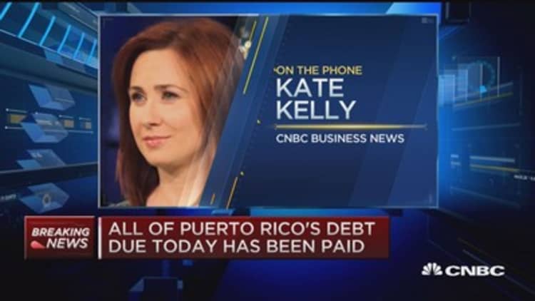 Puerto Rico makes a payment