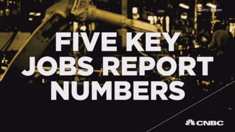 Five key numbers from the jobs report