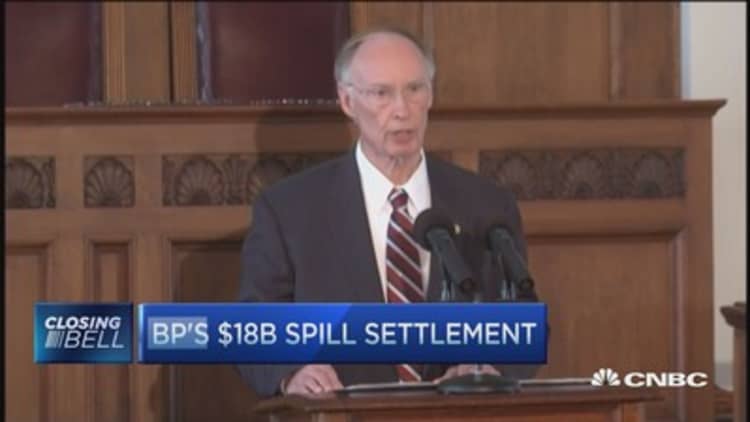 BP's $18 billion spill settlement