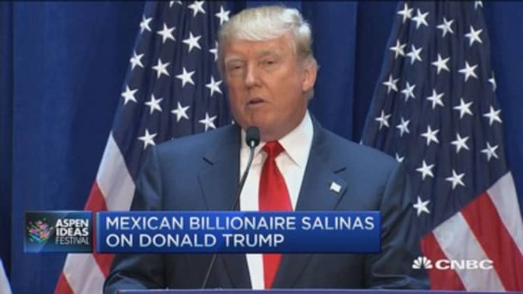 Salinas on Trump: Disgrace someone could speak in those terms