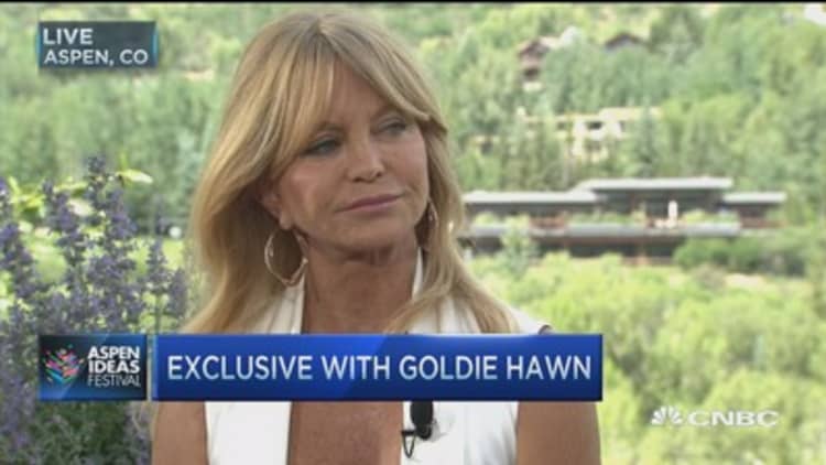 Goldie Hawn: How to be 'mindful'