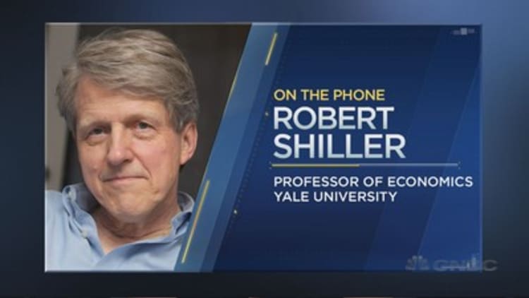 Robert Shiller on stocks vs. bonds