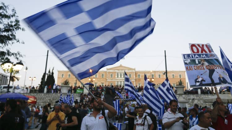 How markets open Monday if Greece votes 'no'